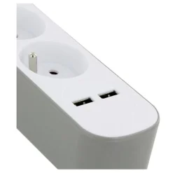 Multiprise CHACON X5 + 2 USB
