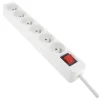 Multiprise CHACON x6 + Interrupteur 1m