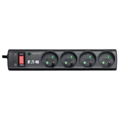 Multiprise EATON parafoudre 4 prises noir