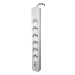 Multiprise QUARX 6 prises + 3xUSB