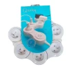 Multiprise QUIRKY articulée x5 + inter blanc