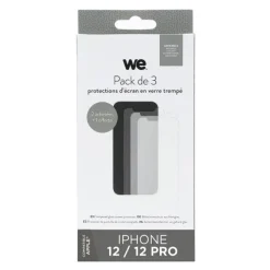 Pack de 3 Films de protection WE APPLE iPhone 12/12 Pro