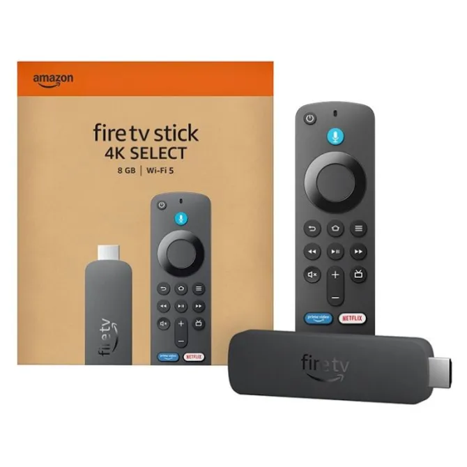 Passerelle Multimédia FIRE STICK TV AMAZON 4K SELECT 2025 avec télécommande