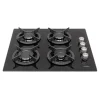 Plaque de cuisson gaz verre VALBERG GGH 4 IC VET