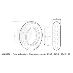 Pneu GYPI Tubeless avec Gel 10