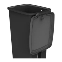 Poubelle flat bin 40L noire