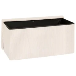 Pouf double pliable 76x38x38cm velours