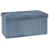Pouf double pliable 76x38x38cm velours
