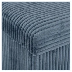 Pouf double pliable 76x38x38cm velours