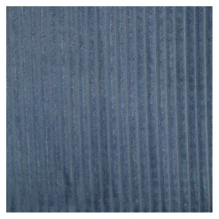 Pouf pliable 38Xx38cm velours bleu