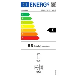 Réfrigérateur top HIGH ONE TT 93 E W625C