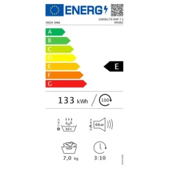 Sèche-linge pompe à chaleur 7kg HIGH ONE DHP 7 E W566C
