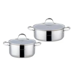 Set ARTHUR MARTIN marmite faitout inox