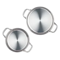 Set ARTHUR MARTIN marmite faitout inox
