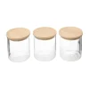 Set de 3 bocaux verre 350ml