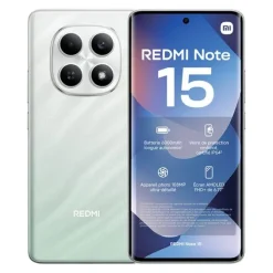 Smartphone XIAOMI Redmi Note 15 4G 256Go Vert + Coque