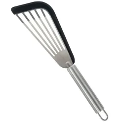 Spatule inox bord silicone