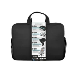 Starter pack URBAN FACTORY sacoche + souris sans fil + hub + tapis de souris + support PC
