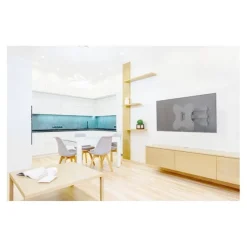 Support mural EDENWOOD TV de 48 à 81cm D1 déporté blanc