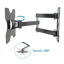 Support mural EDENWOOD TV de 48 à 81 cm D1 déporté noir