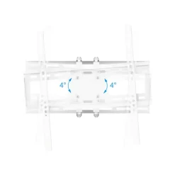 Support mural EDENWOOD TV de 66 à 140 cm D2 déporté blanc