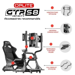 Support OPLITE pour écran compatible GTR S8