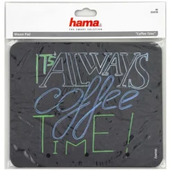 Tapis de souris HAMA NOIR "COFFEE TIME"