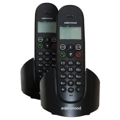 Téléphone duo avec répondeur EDENWOOD TRD 1 Noir