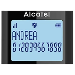 Téléphone solo avec répondeur ALCATEL F860 Voice noir