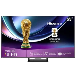 TV MINILED 55" HISENSE 55U7Q PRO 165Hz
