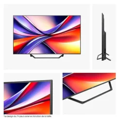 TV QLED 43" HISENSE 43A7Q pied central