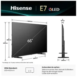 TV QLED 65" HISENSE 65E7Q