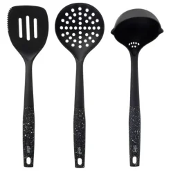 Ustensiles de cuisine x3 (spatule, louche et écumoire)